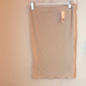 NWT Forever 21 Nude Pencil Skirt